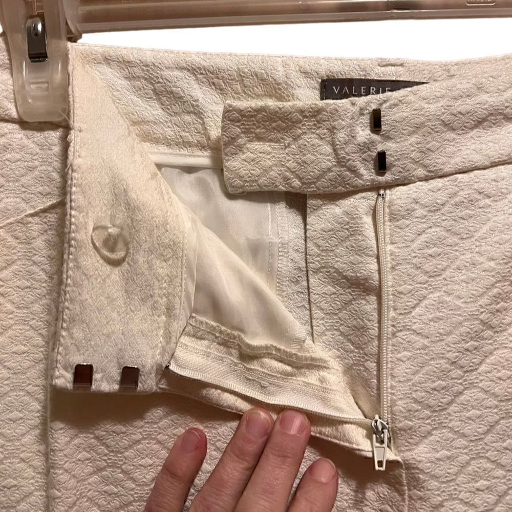 Valerie Stevens Women's Straight Pants Beige Size 14 - Picture 6 of 6
